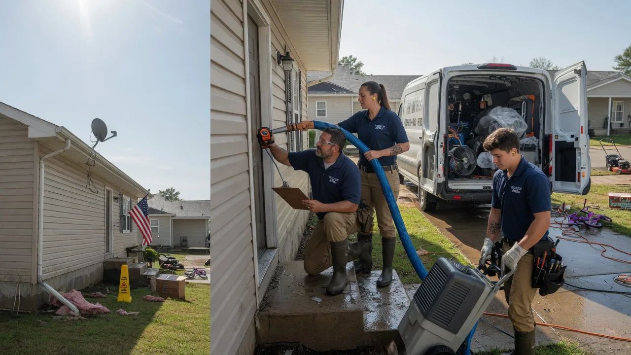 Ceiling Water Damage Restoration in Herron, MI near me